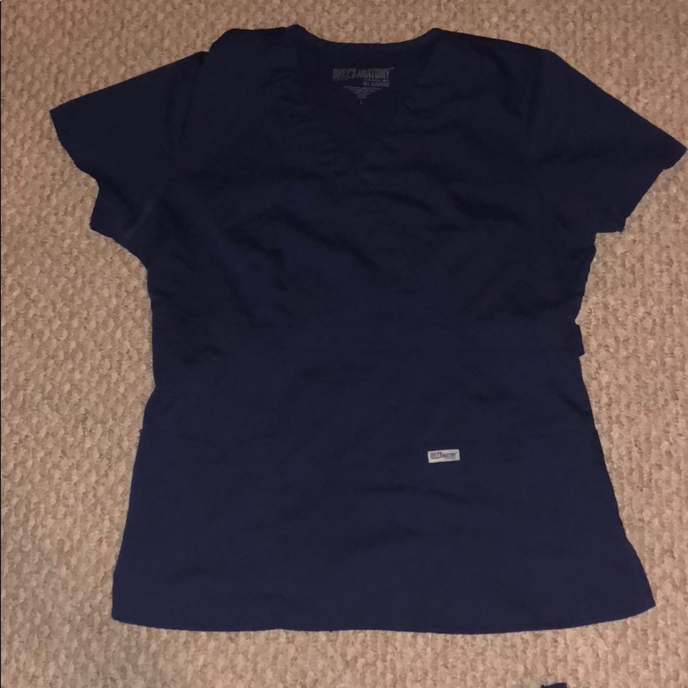 GREYS ANATOMY NAVY BLUE SCRUBS
